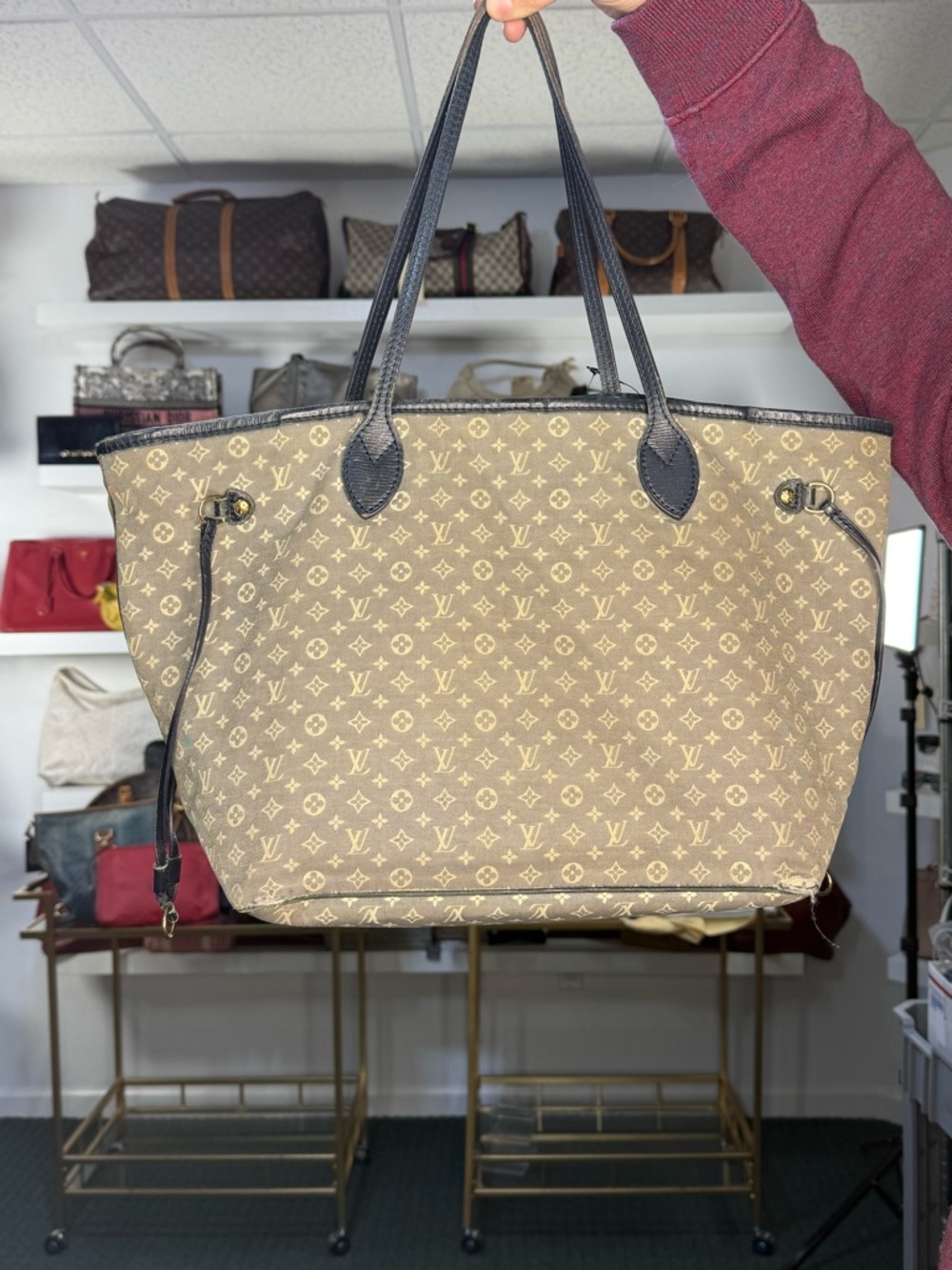 LV DENIM NEVERFULL - Picture 1 of 1
